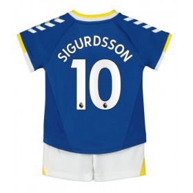 Jalkapallo Pelipaidat Everton Gylfi Sigurosson 10 Lasten Kotipaita 2021-2022 Lyhythihainen